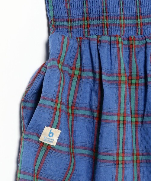 こども ビームス(コドモビームス)の「チェック シャーリング ワンピース 2026SS(90~140cm)(ワンピース・キッズ・ブラウン・90)」の7枚目の写真