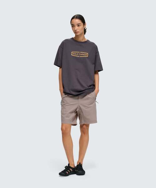 WILD THINGS(ワイルドシングス)の「WTターゲット S/S Tシャツ│WT TARGET S/S TEE(Tシャツ/カットソー・メンズ・イエロー系その他2/グレー系その他3/ホワイト/チャコールグレー・L/M/S/XL)」の2枚目の写真