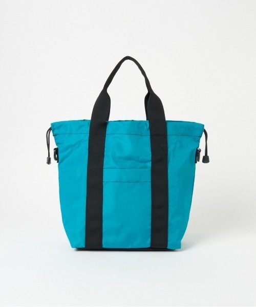 Drifter(ドリフター)の「Drifter HANDLE POCKET TOTE(トートバッグ・レディース・ブラック/ピーコックグリーン系・FREE)」の6枚目の写真