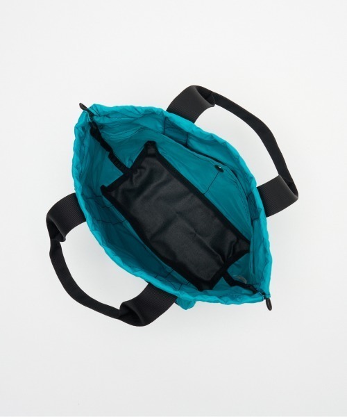 Drifter(ドリフター)の「Drifter HANDLE POCKET TOTE(トートバッグ・レディース・ブラック/ピーコックグリーン系・FREE)」の12枚目の写真