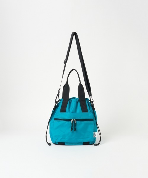 Drifter(ドリフター)の「Drifter HANDLE POCKET TOTE(トートバッグ・レディース・ブラック/ピーコックグリーン系・FREE)」の3枚目の写真