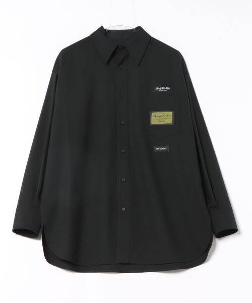 MM6 Maison Margiela(エムエムシックス メゾン マルジェラ)の「MM6 Long-sleeved Shirt(シャツ/ブラウス・メンズ・ブラック・44)」の3枚目の写真