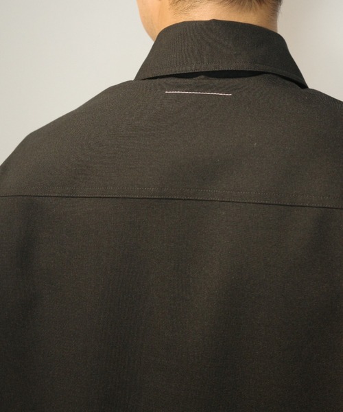 MM6 Maison Margiela(エムエムシックス メゾン マルジェラ)の「MM6 Long-sleeved Shirt(シャツ/ブラウス・メンズ・ブラック・44)」の4枚目の写真