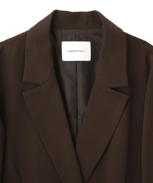 AMERICAN HOLIC(アメリカンホリック)の「Wテーラードジャケット(テーラードジャケット・レディース・ブラウン/ブラック・FREE)」の13枚目の写真