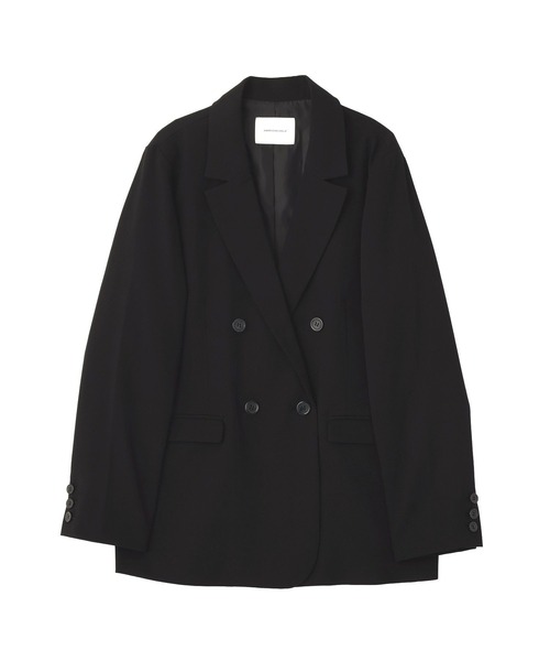 AMERICAN HOLIC(アメリカンホリック)の「Wテーラードジャケット(テーラードジャケット・レディース・ブラウン/ブラック・FREE)」の3枚目の写真