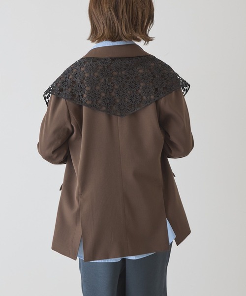 AMERICAN HOLIC(アメリカンホリック)の「Wテーラードジャケット(テーラードジャケット・レディース・ブラウン/ブラック・FREE)」の20枚目の写真