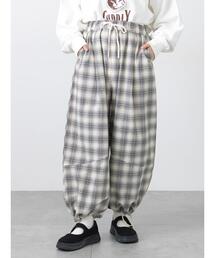 Samansa Mos2 | 【2WAY】裾しぼり切替えパンツ(その他パンツ)