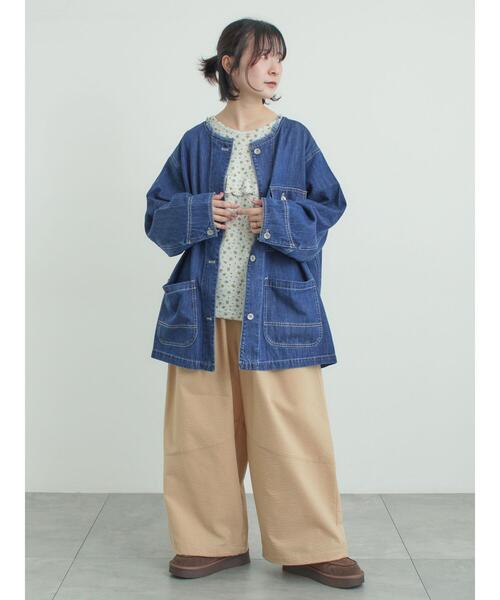 Samansa Mos2（サマンサ モスモス）の「【2WAY】裾しぼり切替えパンツ（その他パンツ・レディース・ブラック/カーキ/ピンク/ベージュ・M/L）」の10枚目の写真