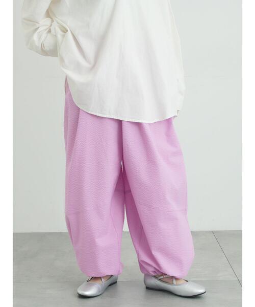 Samansa Mos2（サマンサ モスモス）の「【2WAY】裾しぼり切替えパンツ（その他パンツ・レディース・ブラック/カーキ/ピンク/ベージュ・M/L）」の14枚目の写真