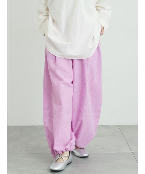 Samansa Mos2（サマンサ モスモス）の「【2WAY】裾しぼり切替えパンツ（その他パンツ・レディース・ブラック/カーキ/ピンク/ベージュ・M/L）」の15枚目の写真