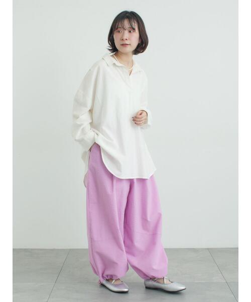 Samansa Mos2（サマンサ モスモス）の「【2WAY】裾しぼり切替えパンツ（その他パンツ・レディース・ブラック/カーキ/ピンク/ベージュ・M/L）」の16枚目の写真