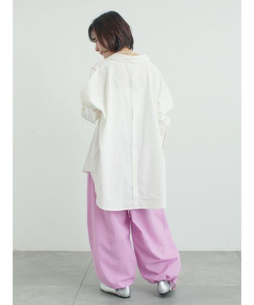 Samansa Mos2（サマンサ モスモス）の「【2WAY】裾しぼり切替えパンツ（その他パンツ・レディース・ブラック/カーキ/ピンク/ベージュ・M/L）」の18枚目の写真