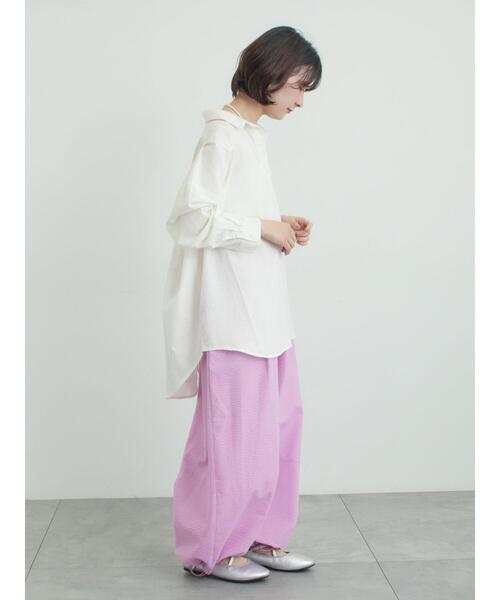 Samansa Mos2（サマンサ モスモス）の「【2WAY】裾しぼり切替えパンツ（その他パンツ・レディース・ブラック/カーキ/ピンク/ベージュ・M/L）」の19枚目の写真