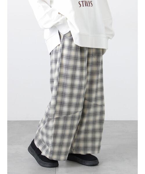 Samansa Mos2（サマンサ モスモス）の「【2WAY】裾しぼり切替えパンツ（その他パンツ・レディース・ブラック/カーキ/ピンク/ベージュ・M/L）」の21枚目の写真