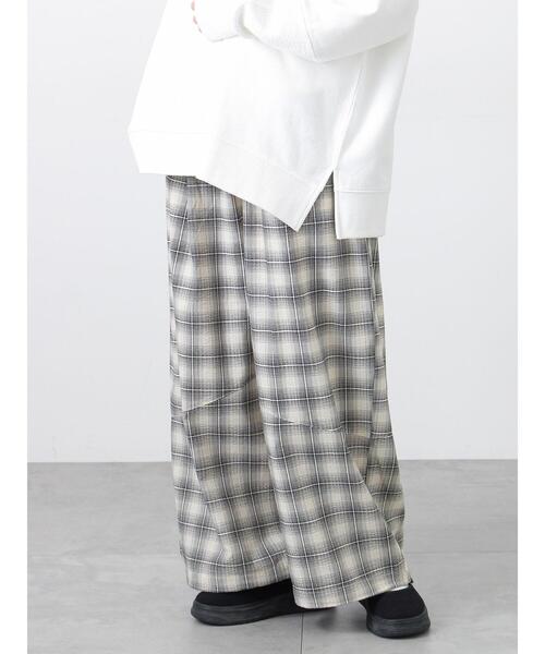 Samansa Mos2（サマンサ モスモス）の「【2WAY】裾しぼり切替えパンツ（その他パンツ・レディース・ブラック/カーキ/ピンク/ベージュ・M/L）」の22枚目の写真