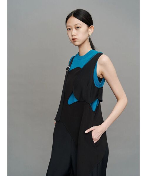 UN3D.（アンスリード）の「BASIC KNIT TT / ベーシックニットタンクトップ（タンクトップ・レディース・ターコイズブルー/グレー/ブラック/オレンジ・FREE）」の22枚目の写真