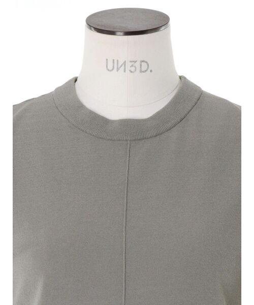 UN3D.（アンスリード）の「BASIC KNIT TT / ベーシックニットタンクトップ（タンクトップ・レディース・ターコイズブルー/グレー/ブラック/オレンジ・FREE）」の5枚目の写真