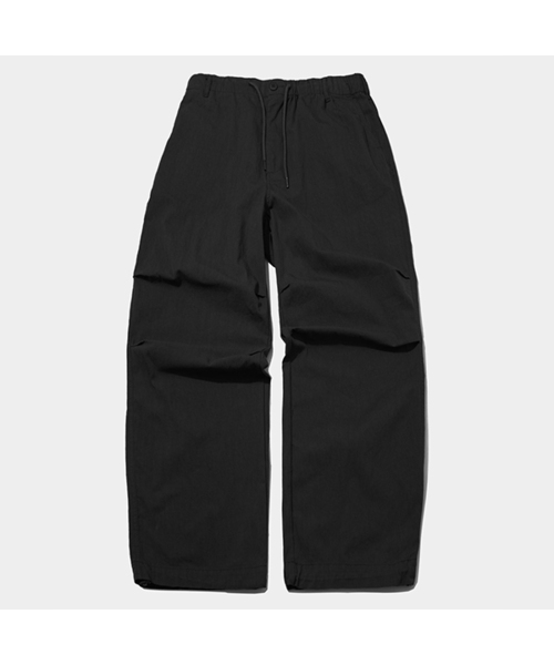 SOMEPLACE MAN(サムプレイス・マン)の「イージーストリングナチュラルセミワイドコットンパンツ_4COLOR(その他パンツ・メンズ・ベージュ/ホワイト/チャコール/ブラック・FREE)」の2枚目の写真