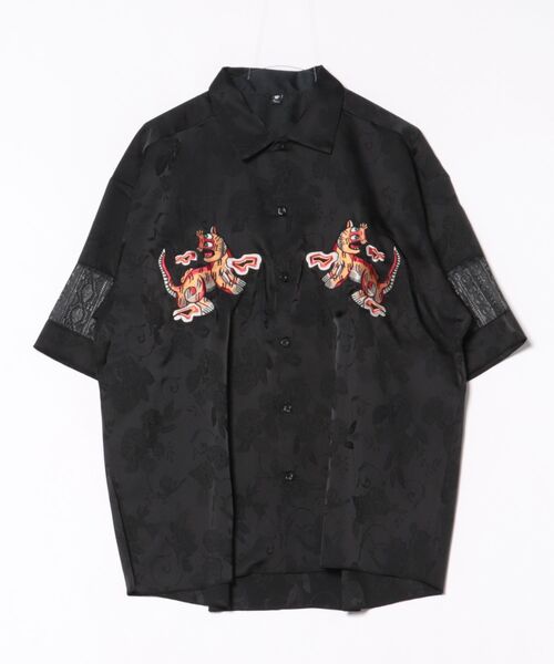 チャイハネ(チャイハネ)の「【チャイハネ】ネリナラ開襟MEN'Sシャツ(シャツ/ブラウス・メンズ・ブラック/ベージュ/マスタード・FREE)」の2枚目の写真