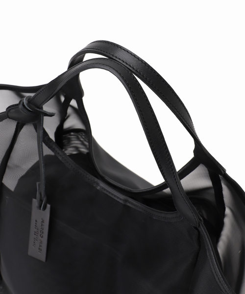 marco masi(マルコマージ)の「MARCO MASI/マルコマージ チュールバッグ(トートバッグ・レディース・ベージュ/ブラック・FREE)」の14枚目の写真