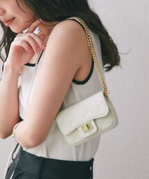 La boutique BonBon | 【オウレンティ】ミニキルティングチェーンバッグ(トートバッグ)