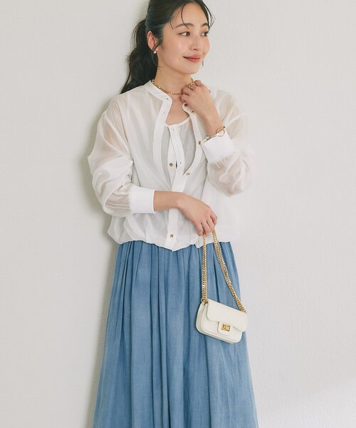 La boutique BonBon（ラブティックボンボン）の「【オウレンティ】ミニキルティングチェーンバッグ（トートバッグ・レディース・オフホワイト/ピンク/ブラック・FREE）」の7枚目の写真