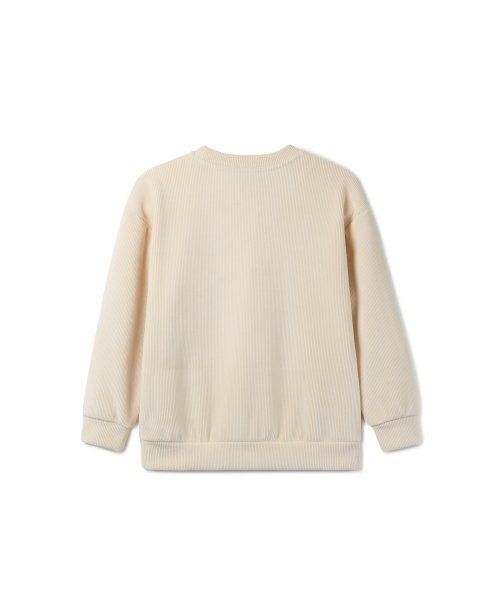 MUSINSA STANDARD KIDS（ムシンサスタンダードキッズ）の「ベルベットコーデュロイスウェットシャツ[クリーム]（スウェット・レディース・その他・100/110/130）」の6枚目の写真