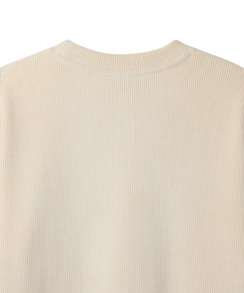 MUSINSA STANDARD KIDS（ムシンサスタンダードキッズ）の「ベルベットコーデュロイスウェットシャツ[クリーム]（スウェット・レディース・その他・100/110/130）」の4枚目の写真