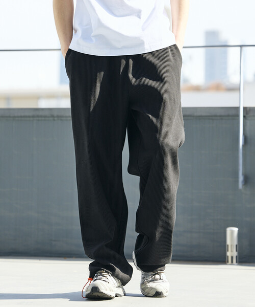 Firsthand（ファーストハンド）の「Firsthand/ファーストハンド スピンドル テック サーマル イージー ワイドパンツ（その他パンツ・メンズ・ブラック/チャコールグレー/ブルーグレー・LARGE/MEDIUM）」の9枚目の写真