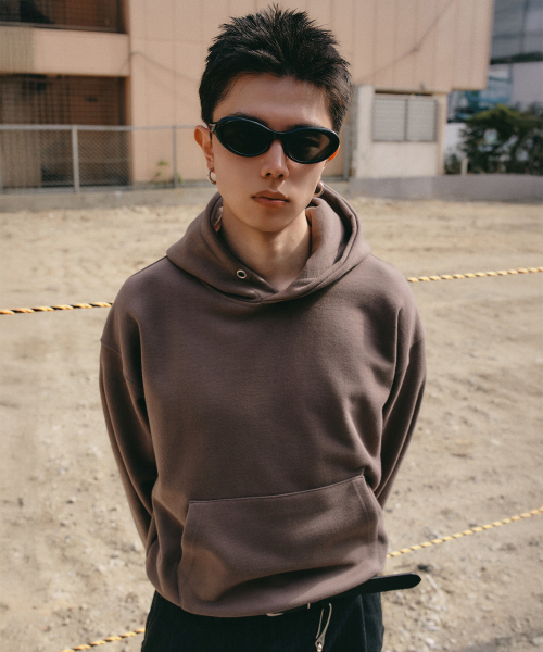 XERO（ゼロ）の「コアクロップフィンガーホールフード [ヴィンテージブラウン]（パーカー・レディース・その他・MEDIUM/LARGE）」の3枚目の写真