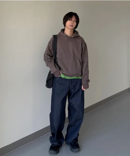 XERO（ゼロ）の「コアクロップフィンガーホールフード [ヴィンテージブラウン]（パーカー・レディース・その他・MEDIUM/LARGE）」の5枚目の写真
