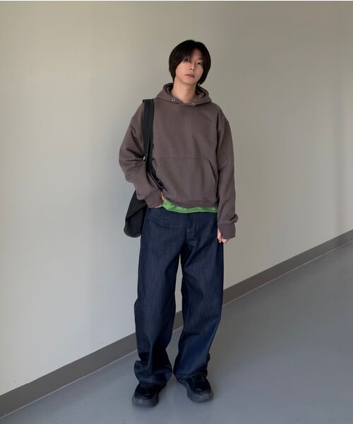 XERO（ゼロ）の「コアクロップフィンガーホールフード [ヴィンテージブラウン]（パーカー・レディース・その他・MEDIUM/LARGE）」の7枚目の写真