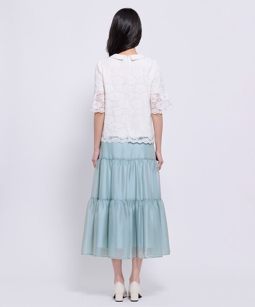 TOCCA(トッカ)の「LACE DREAMLET レースカットソー(Tシャツ/カットソー・レディース・ホワイト系/ブラック系・SMALL/MEDIUM)」の7枚目の写真