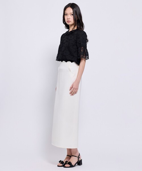 TOCCA(トッカ)の「LACE DREAMLET レースカットソー(Tシャツ/カットソー・レディース・ホワイト系/ブラック系・SMALL/MEDIUM)」の9枚目の写真