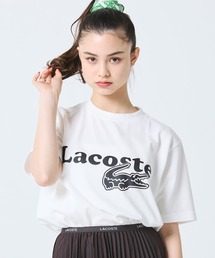 LACOSTE(���R�X�e)�́y�I�����C������z���̎q�n�����b�N�X�t�B�b�gT�V���c(T�V���c/�J�b�g�\�[)