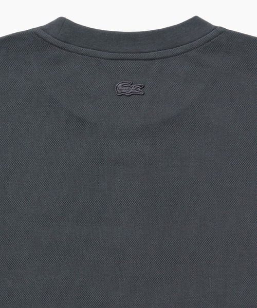 LACOSTE(ラコステ)の「【オンライン限定】LACOSTE オーバーサイズ ロゴプリント 鹿の子地Tシャツ(Tシャツ/カットソー・メンズ・ネイビー/オフホワイト/ダークアッシュ/ブラック・2/3/4/5/6)」の8枚目の写真