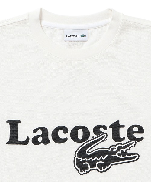 LACOSTE(ラコステ)の「【オンライン限定】LACOSTE オーバーサイズ ロゴプリント 鹿の子地Tシャツ(Tシャツ/カットソー・メンズ・ネイビー/オフホワイト/ダークアッシュ/ブラック・2/3/4/5/6)」の18枚目の写真