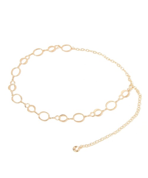 Heather（ヘザー）の「モチーフチェーンベルト　663484（ベルト・レディース・ゴールド/シルバー・ONE SIZE）」の2枚目の写真
