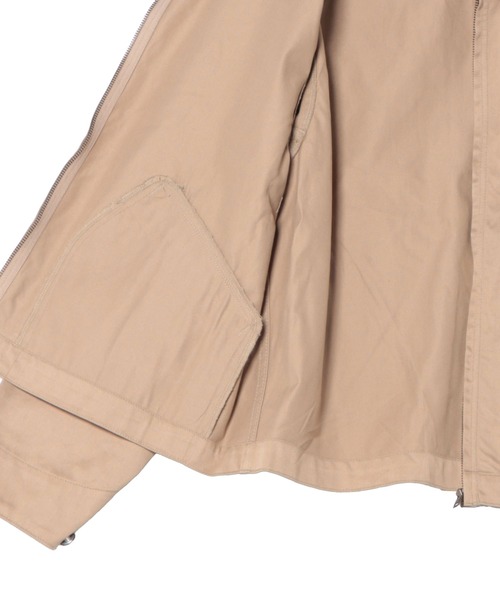 le cercle ADAM ET ROPE'（ルセルクルアダムエロペ）の「【BIGMAC/ビックマック】LIGHT CHINO WORK JACKET/ライトチノワークジャケット（ブルゾン・メンズ・ブラック/ベージュ・L/M）」の3枚目の写真