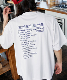 PUBLUX（パブリュクス）の「PUBLUX/パブリュクス ＜機能性素材＞LOVE POP STUDIO　TRAVEL NOTE タイポグラフィー Tシャツ　限定展開（Tシャツ/カットソー）」
