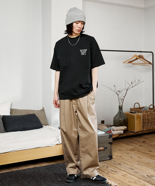 PUBLUX（パブリュクス）の「PUBLUX/パブリュクス ＜機能性素材＞LOVE POP STUDIO　TRAVEL NOTE タイポグラフィー Tシャツ　限定展開（Tシャツ/カットソー・メンズ・ピンク/ネイビー/ブラック/ホワイト・MEDIUM/LARGE/SMALL）」の13枚目の写真