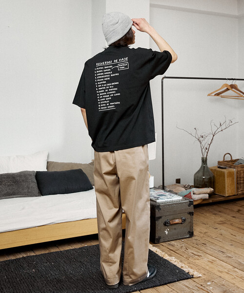 PUBLUX（パブリュクス）の「PUBLUX/パブリュクス ＜機能性素材＞LOVE POP STUDIO　TRAVEL NOTE タイポグラフィー Tシャツ　限定展開（Tシャツ/カットソー・メンズ・ピンク/ネイビー/ブラック/ホワイト・MEDIUM/LARGE/SMALL）」の14枚目の写真