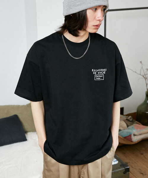 PUBLUX（パブリュクス）の「PUBLUX/パブリュクス ＜機能性素材＞LOVE POP STUDIO　TRAVEL NOTE タイポグラフィー Tシャツ　限定展開（Tシャツ/カットソー・メンズ・ピンク/ネイビー/ブラック/ホワイト・MEDIUM/LARGE/SMALL）」の15枚目の写真
