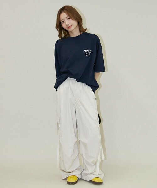 PUBLUX（パブリュクス）の「PUBLUX/パブリュクス ＜機能性素材＞LOVE POP STUDIO　TRAVEL NOTE タイポグラフィー Tシャツ　限定展開（Tシャツ/カットソー・メンズ・ピンク/ネイビー/ブラック/ホワイト・MEDIUM/LARGE/SMALL）」の19枚目の写真