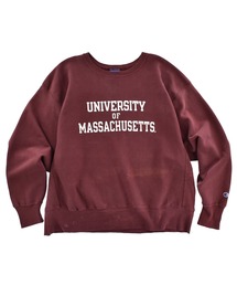 【USED】Y2K Champion “University of Massachusetts” リバースウィーブ スウェット