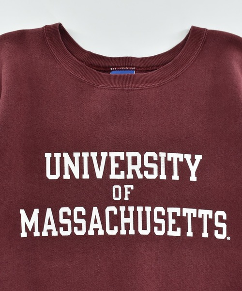 Champion(チャンピオン)の「【USED】Y2K Champion “University of Massachusetts” リバースウィーブ スウェット(スウェット・メンズ・バーガンディー・XX-LARGE)」の2枚目の写真