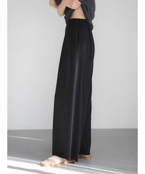 Ungrid（アングリッド）の「カットストレートパンツ（その他パンツ・レディース・ライトグレー/ブラック・FREE）」の5枚目の写真