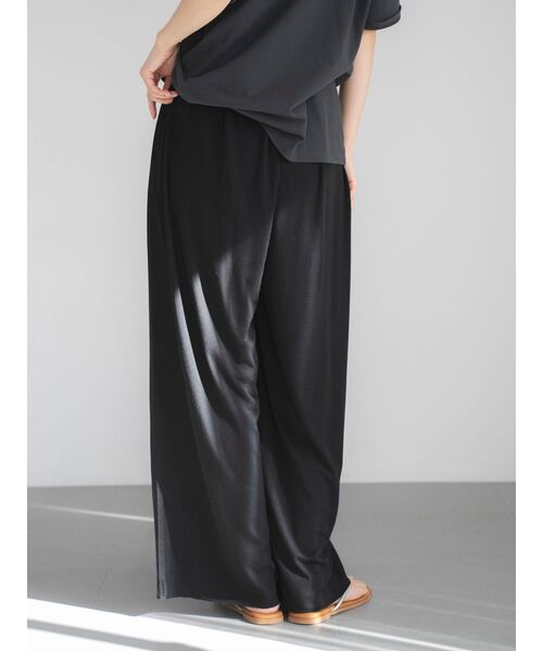 Ungrid（アングリッド）の「カットストレートパンツ（その他パンツ・レディース・ライトグレー/ブラック・FREE）」の6枚目の写真