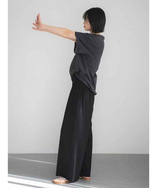 Ungrid（アングリッド）の「カットストレートパンツ（その他パンツ・レディース・ライトグレー/ブラック・FREE）」の7枚目の写真