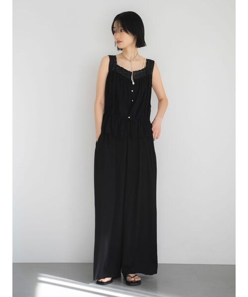 Ungrid（アングリッド）の「カットストレートパンツ（その他パンツ・レディース・ライトグレー/ブラック・FREE）」の9枚目の写真